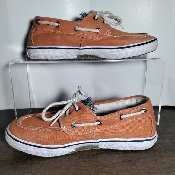Sperry top sider orange youth size 2 m - Picture 2 of 7